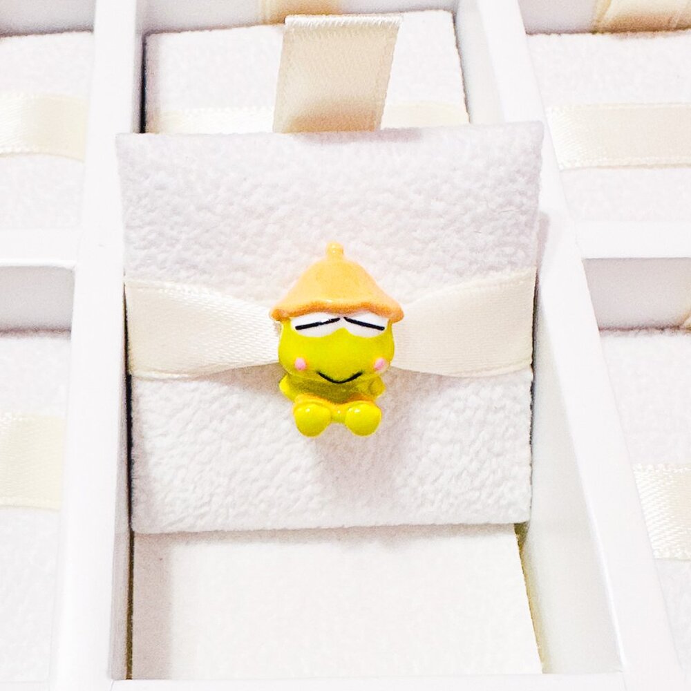 925 Sterling Silver Sanrio Keroppi Charm Fits Pandora Charm Bracelets